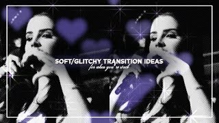 soft  glitchy editing transition ideas  after effects [upl. by Hescock]