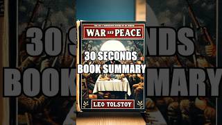 quotWar and Peacequot by Leo Tolstoy  30 Seconds Summary  BookSummary 30SecondBooks [upl. by Anitnemelc]