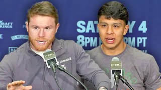 Canelo vs Jaime Munguia • HEATED Final Press Conference amp Face Off Video [upl. by Evadne52]