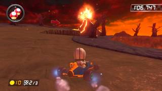 Wii Grumble Volcano  157327  NO ŁOSER Mario Kart 8 World Record [upl. by Drummond]