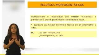 Português para concursos públicos  Interpretação Texto  Recursos Morfossintáticos [upl. by Dymoke]