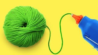 25 CRAFTING YARN CRAFTS AND IDEAS [upl. by Arramahs]