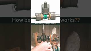 Lets explore Bevel Gearbox⚙️ automobile mechanic mechanical shorts trending [upl. by Ecyak153]