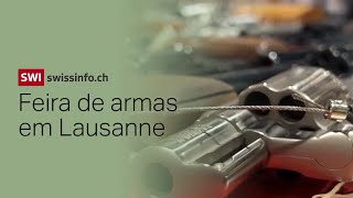 Visitando a Feira de Armas de Lausanne [upl. by Lifton]