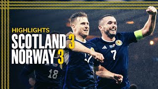 Scotland 33 Norway  Scotland are off to Germany  EURO 2024 Qualifier Highlights [upl. by Avruch]