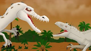 Rudy vs Indominus Rex  EPIC BATTLE [upl. by Llenor]