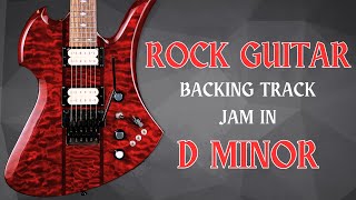 ROCK GUITAR BACKING TRACK JAM IN D MINOR [upl. by Xenia]