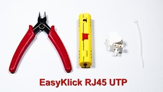 Anschlussanleitung EasyKlick Modul RJ45 UTP einteilig [upl. by Edwin]