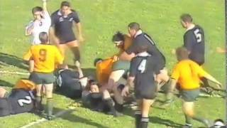 Wallabies v All Blacks 1992  Ballymore Brisbane Highlights  Part 1 [upl. by Ahsitra]