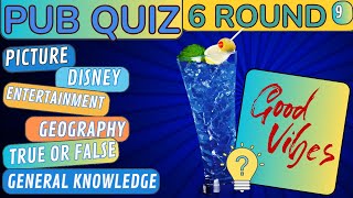 Virtual Pub Quiz Showdown Test Your Knowledge Pub Quiz 6 Rounds No 9 [upl. by Meta812]