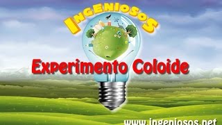 Experimento Coloide [upl. by Eisler]