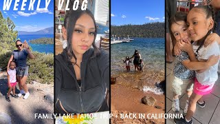 WEEKLY VLOG  IM BACK IN CALIFORNIA  FAMILY DAY TRIP TO LAKE TAHOE  ME AND GIGI LIFE UPDATES [upl. by Venable]