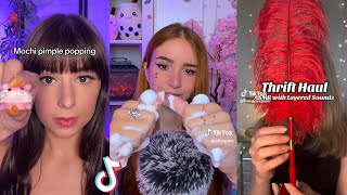 ASMR TikToks ✨ TIKTOK Compilation  Part 91  CARE about YOU💜 🔦Follow the light FAST SLEEP [upl. by Ynittirb]