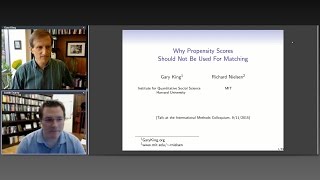 Gary King quotWhy Propensity Scores Should Not Be Used for Matchingquot [upl. by Yenolem734]