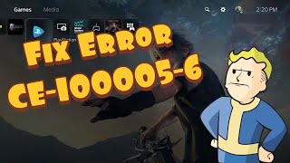 How To Fix PS5 Error CE1000056  Error Reading Disk [upl. by Joy]