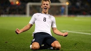 James WardProwse freekick England U21s vs Lithuania 20 UEFA Championship qualifier [upl. by Blane110]