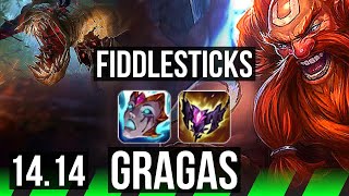 FIDDLESTICKS vs GRAGAS JGL  Rank 3 Fiddle 8112 800 games Godlike  VN Grandmaster  1414 [upl. by Kira389]