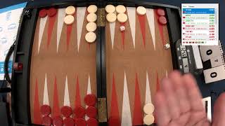 7 Point Backgammon Match against Jeremy [upl. by Neladgam]