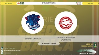 16022020 7a rit A2 Credem Banca  Synergy Mondovì – Geovertical Geosat Lagonegro [upl. by Addiego188]