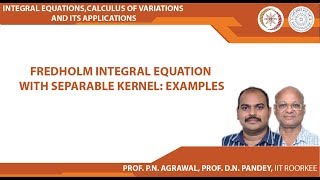 Fredholm integral equation with separable kernel Examples [upl. by Noiemad]