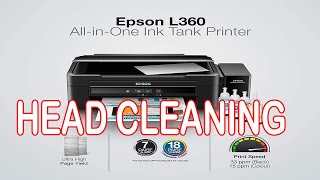 EPSON L360 HEAD CLEANING SOLUTION AND PREVENTIVE MAINTENANCE [upl. by Stoll]