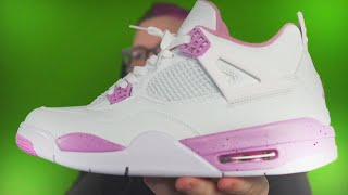 Jordan 4 quotPink Oreoquot Review  DHGate Shoes Review  Is DHGate a SCAM [upl. by Janine156]