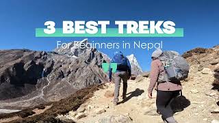 3 Best Treks in Nepal for Trek Beginners  Discovery World Trekking  2023 [upl. by Nasar495]