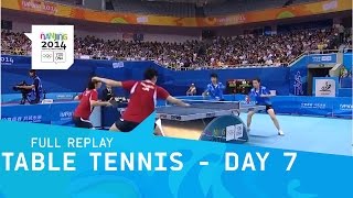 Table Tennis  Semi Finals Singles amp Mixed Doubles  Full Replay  Nanjing 2014 Youth Olympic Games [upl. by Sinai944]