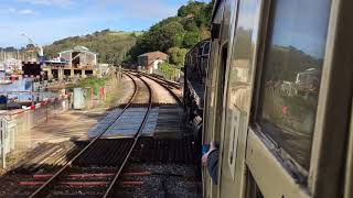 Paignton amp Dartmouth Steam Railway Featuring Loco 75014 “BRAVEHEART” [upl. by Nivart243]