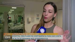 Hospital cria plano de contingência para dar conta de alta de demanda nos atendimentos [upl. by Ahsen]