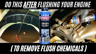 The Correct Way to Flush Your Engine  Leaves No Residue [upl. by Anitnatsnok]