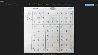 Sehr leichtes Kindersudoku lösen  Perfekt für Anfängerinnen geeignet [upl. by Ostap]