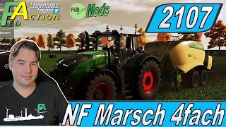 LS22 2107 Kleegras Ballen pressen und sammeln Landwirtschafts Simulator 2022 LetsPlay gameplay [upl. by Ahsilem23]