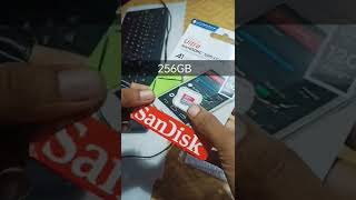 SanDisk ultra 256gb sd card only price 1100 😍 shavejrao [upl. by Simon249]