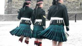 Changing of the Guard Edinburgh Castle Scotland 2011 [upl. by Rheinlander]