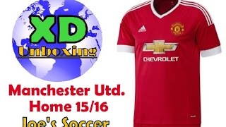 Camisa Manchester United Home 1516  Unboxing 20 [upl. by Maiah]