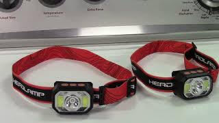 SOARAISE 2Pack 1200 Lumen Rechargeable Headlamps Review [upl. by Roch]