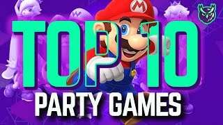 OUR TOP 10 Multiplayer PARTY GAMES on Nintendo Switch 4 players or more [upl. by Hteik]