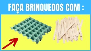 Brinquedos RECICLADOS fáceis de fazer EM CASA [upl. by Brigette]