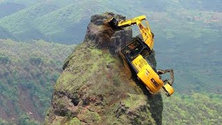 Dangerous Idiots Biggest Climbing Excavator Operator Skills Bulldozers amp Fails Truck Driving [upl. by Aneehsar585]