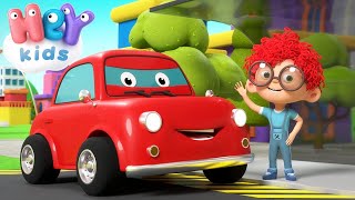 Je Suis Jet 🚗 La Voiture dessin animé francais  Voitures pour bébé  HeyKids  Comptine bébé [upl. by Eremehc]