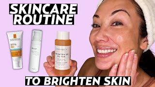 My Brightening Morning Skincare Routine for Dark Spots amp Uneven Skin Tone  Susan Yara [upl. by Hsitirb495]