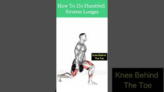 How To Do The Reverse Lunge Exercise Guide amp Tips [upl. by Amersham32]