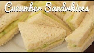 English Cream Tea Cucumber Sandwiches  Crumbs [upl. by Tenej]