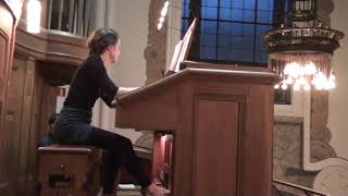 Susannah Carlsson organist plays Tournemire from LOrgue Mystique [upl. by Brinna]