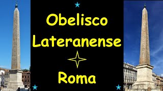 Obelisco Lateranense Roma 1Descrizione [upl. by Strohbehn]