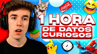 REACCIONO A 1 HORA de DATOS CURIOSOS [upl. by Novej]