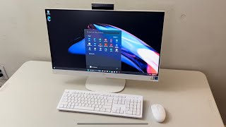 Unboxing HP 27quot AllinOne Touchscreen Desktop  13th Gen Intel Core i71355U  1080p  Windows 11 [upl. by Vaughn590]