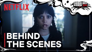 Wednesday Season 2  First Look at Behind the Scenes  Netflix [upl. by Yrrum]