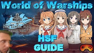 HSF TarnungenSammlungs GUIDE  World of Warships  DeutschGerman  Gameplay [upl. by Bael]